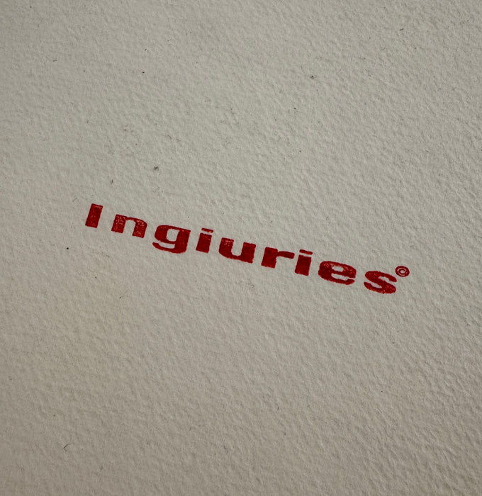 Giuliano Grittini – “Ingiuries Haring (4)" – litografia su carta – 2010 ca