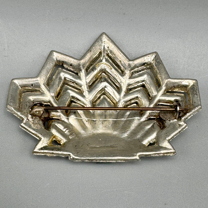 Spilla art deco BM bijoux americana 1930 ca