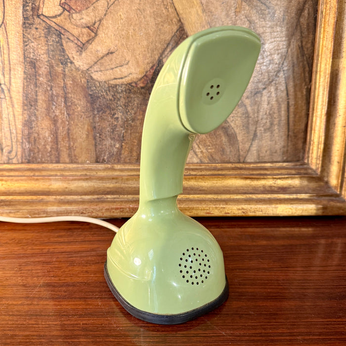 Telefono Cobra Ericsson Ericofon verde design Lysell, Has & Hugo Svezia 1960 ca