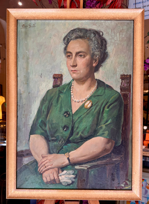 Vittorio Giunti – “Signora Giunti” – olio su tela – 1920 ca