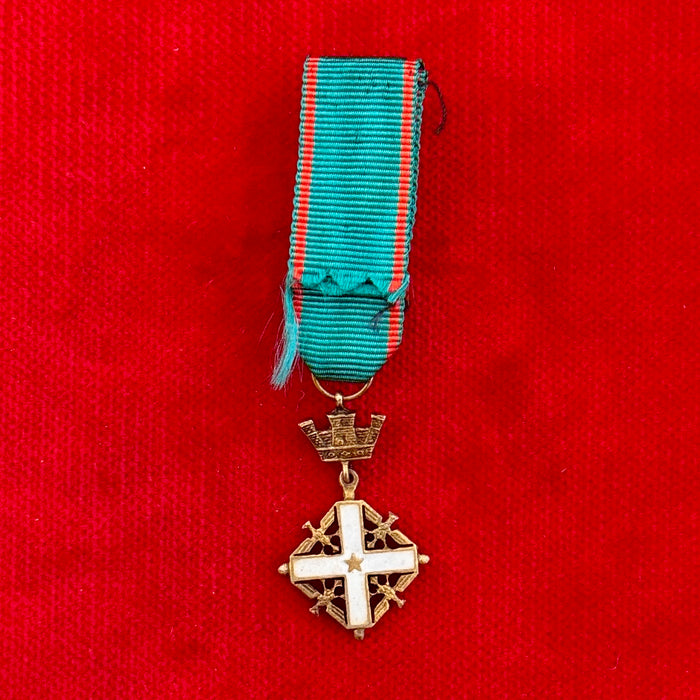 Miniatura pendente Cavaliere di Gran Croce Ordine al Merito della Repubblica 1970 ca