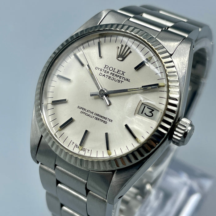 Rolex Datejust ref. 16013 orologio 36mm acciaio e oro swiss made 1990 ca