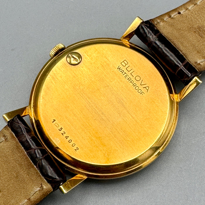 Bulova Ambassador orologio automatico cl. 12EBAD microrotore oro 18 kt Galleria Novecento