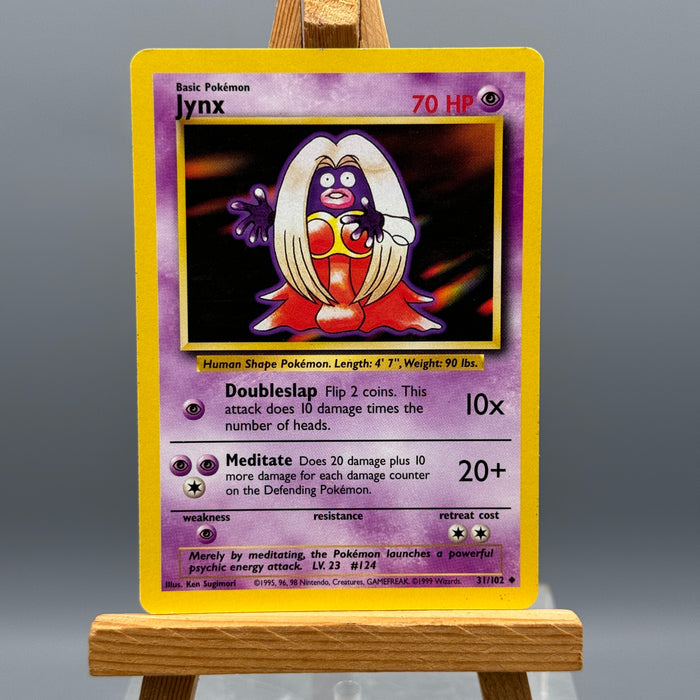 Pokémon Jynx 31/102 set base unlimited ENG 1999