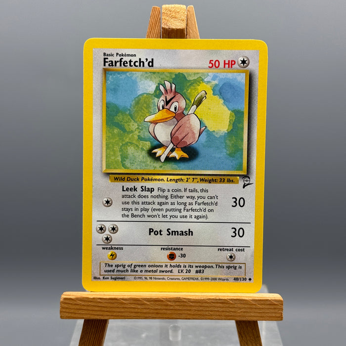 Pokémon Farfetch'd 40/130 set base 2 ENG 1999-2000