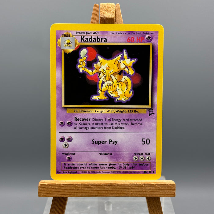 Pokémon Kadabra 46/130 set base 2 ENG 1999-2000