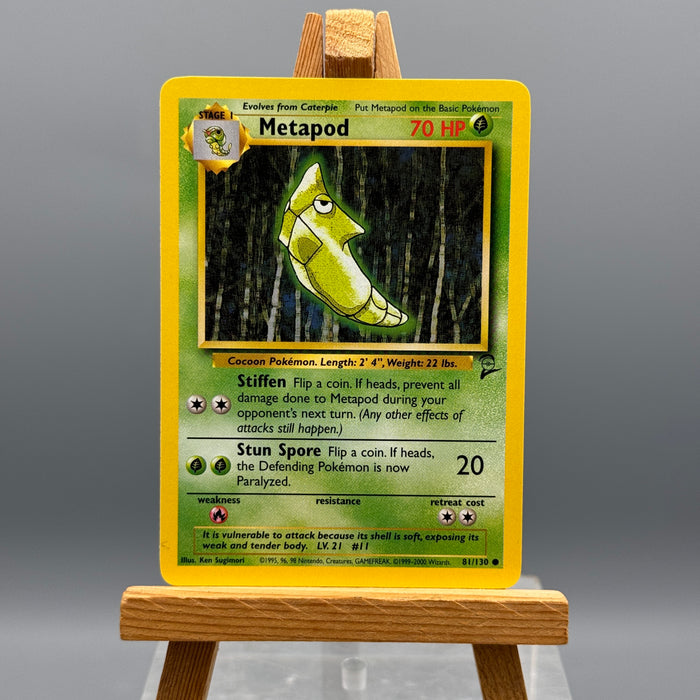 Pokémon Metapod 81/130 set base 2 ENG 1999-2000