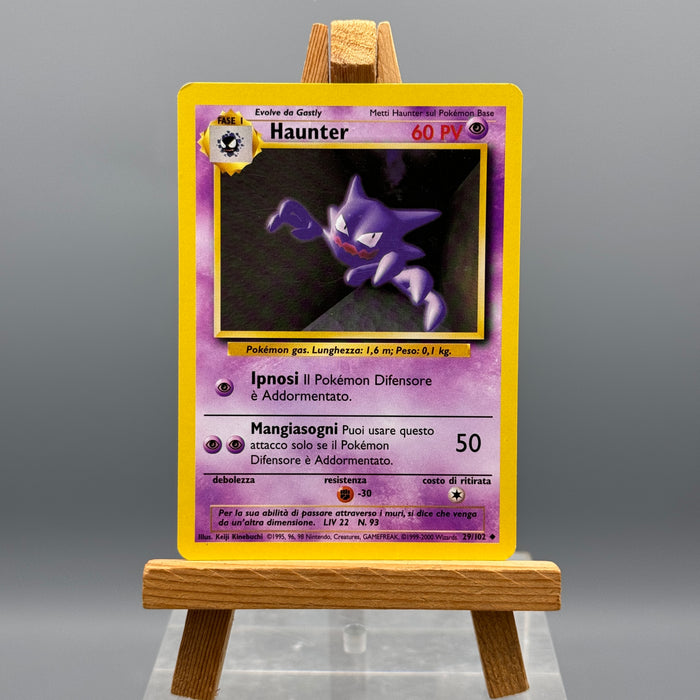 Pokémon Haunter 29/102 set base unlimited ITA 1999-2000