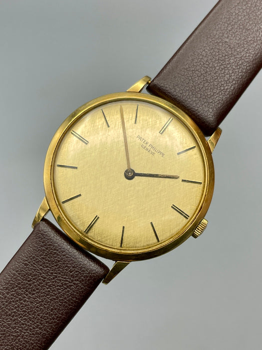 Patek Philippe Calatrava ref. 3468 orologio meccanico oro 18kt 34mm anno 1965