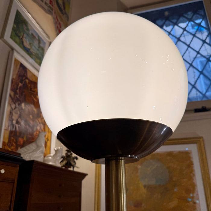 Luci P428 design Pia Guidetti lampada piantana ottone vetro 1970 ca